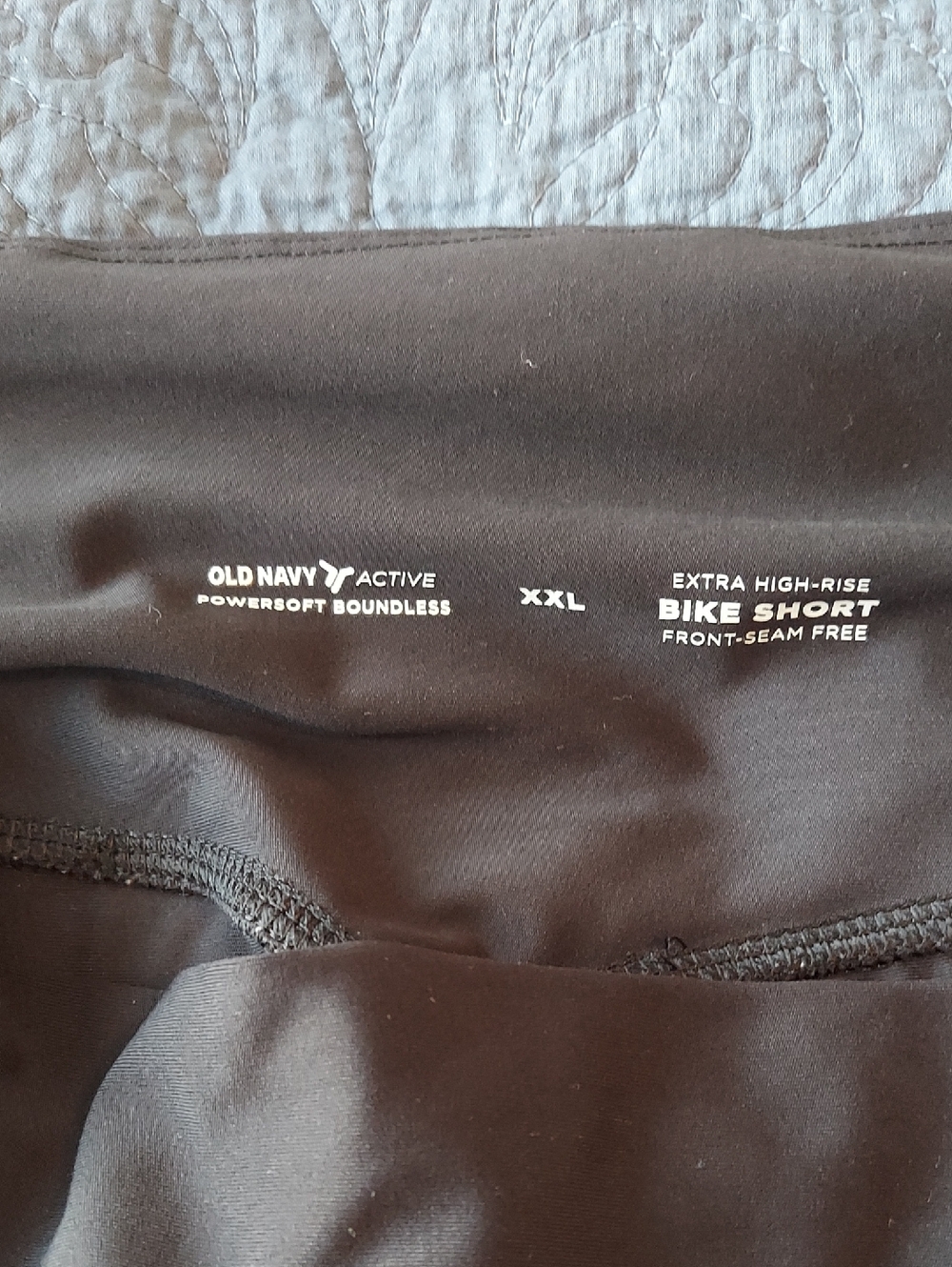 Old Navy Black Active Extra High-Rise Bike Shorts
